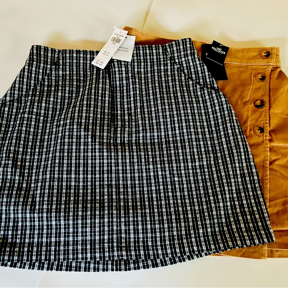 2 Hollister mini skirts